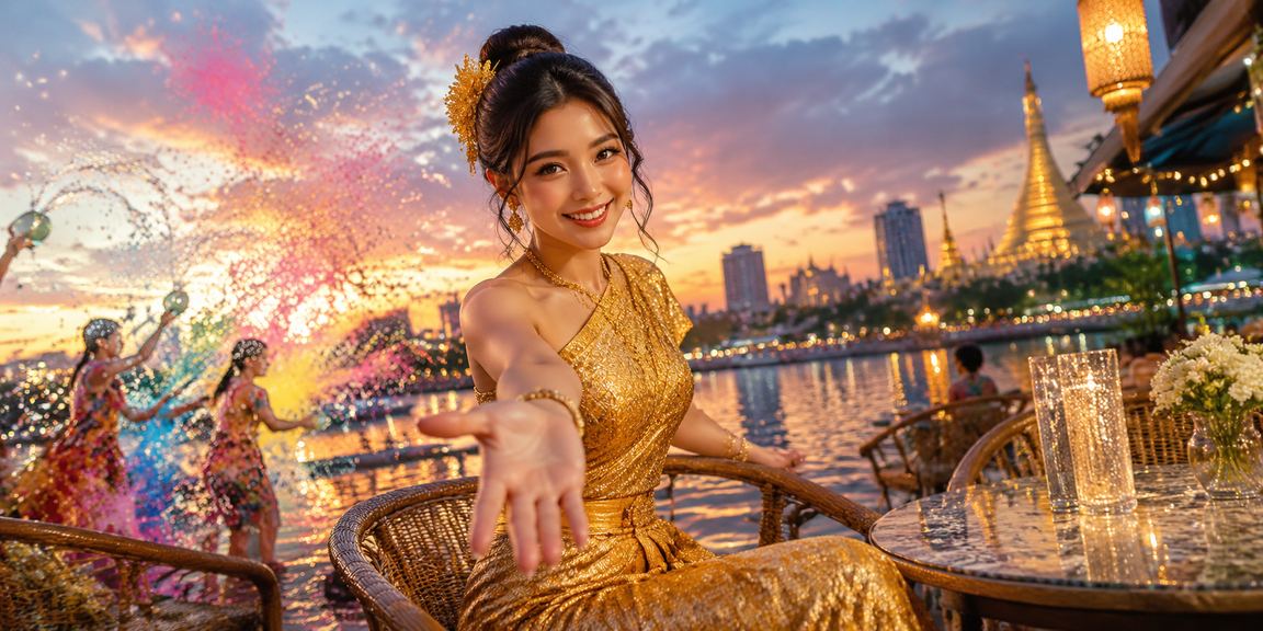 ရန်ကုန်မြစ်ကမ်းနား ၂D ထီကစားပွဲတွင် မလှုပ်ရှားသော လူများ၊ ဖုန်းမှ အွန်လိုင်းဝင်ရောက်ကစားခြင်း